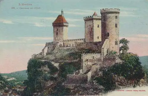 PC30071 L Ariege. Chateau de Foix. Brüder. Nr. 38. 1925