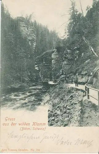 PC31791 Gruss aus der Wilden Klamm. Arno Ursinus. Nr. 146