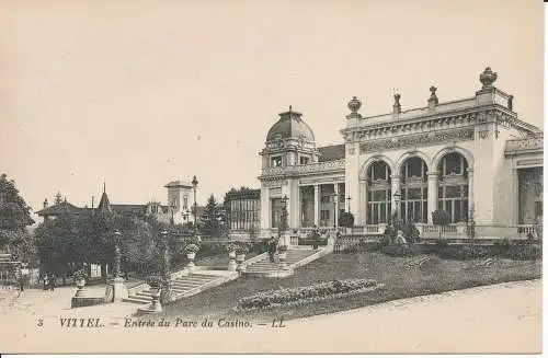 PC29787 Vittel. Eingang zum Casino Park. Levy und Neurdein Reunis. Nr. 3