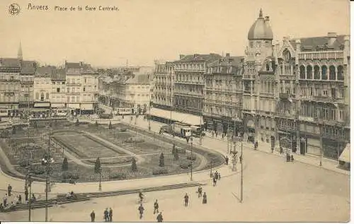 PC33882 Antwerpen. Platz des Hauptbahnhofs. Ern Thill. Nr. 69