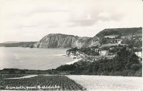 PC33232 Sidmouth von Salcombe. E. G. Schloss. Ansichten von Wessex. 1961