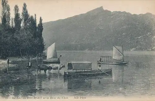 PC30140 Der Lac du Bourget und der Zahn der Katze. ND. Nr. 28