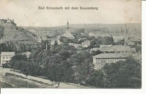 PC33683 Bad Kreuznach mit dem Kauzenberg