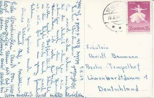 PC31936 alte Postkarte. Straße. LFP. 1959