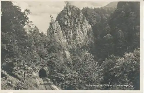 PC32294 Schwarzwald. Hollental. Hirschsprung. Chr. Franz