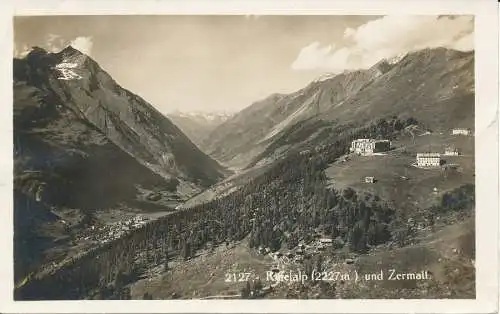 PC33385 Riffelalp 2227m und Zermatt. O. Schneider. Nr. 2127. 1936