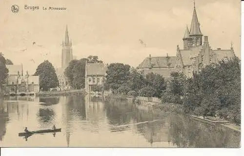 PC33733 Brügge. Der Minnewater. Ern. Thill. Nr. 17. 1925