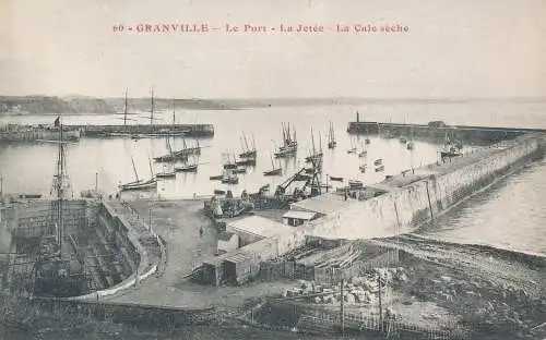 PC30101 Granville. Der weggeworfene Port. La Cale Seche. Nr. 60