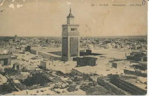 PC32194 Tunis. Panorama. ND. Nr. 380. 1913