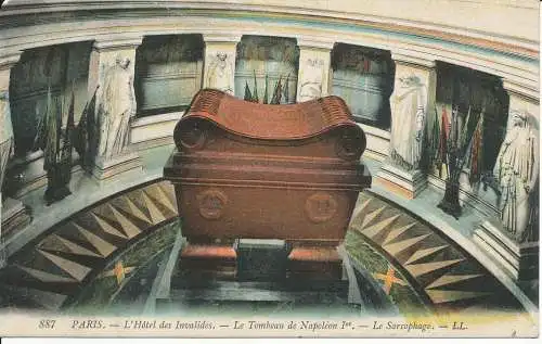 PC34246 Paris. L Hotel des Invalides. Das Grab Napoleons I. LL. 1911