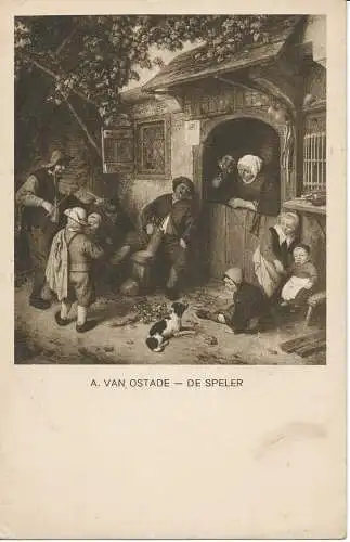 PC34236 A Van Ostade. Von Speler. Weenkenk und Snel