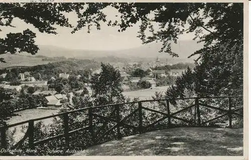 PC31817 Osterode Harz. Schone Aussicht. Stengel. 1950