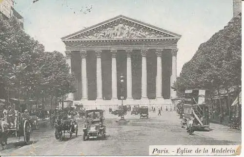 PC33879 Paris. Kirche der Madeleine. 1912