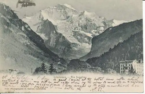 PC33519 Interlaken. Die Jungfrau. R. Gabler. Nr. 7049. 1905