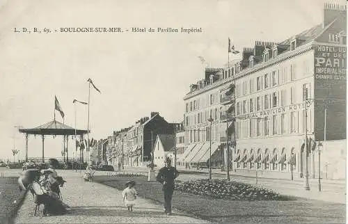 PC33674 Boulogne sur Mer. Hotel du Pavillon Imperial. L. D. B. Nr. 69