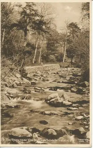 PC26263 Tile River in der Nähe des Dyffryn Seaside Estate. 1939