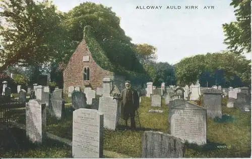 PC26627 Alloway Auld Kirk Ayr. Valentinstag. Valesque. Nr. 49404