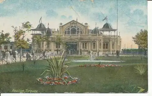 PC27778 Pavillon. Torquay. E. Hardman. 1919