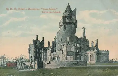 PC30167 Sir H. M. Pellatts Residence Casa Loma. Toronto. Kanada. Valentine