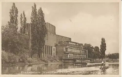 PC26207 Shakespeare Memorial Theatre. Stratford auf Avon. Frith