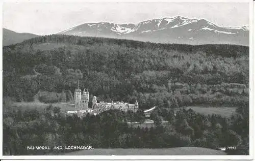 PC25529 Balmoral und Lochnagar. Valentinstag. Silber. Nr. 74883