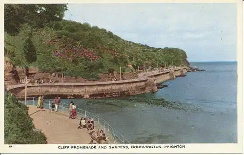 PC24932 Klippenpromenade und Gärten. Goodrington. Paignton. Nr. 64