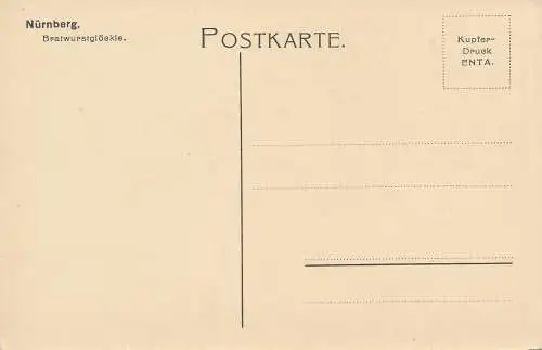 PC30411 Nürnberg. Bratwurstglockle