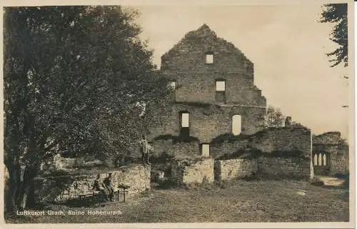 PC32272 Luftkurort Urach. Ruine Hohenurach. H. Sting