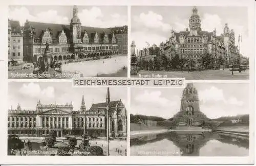 PC31700 Reichsmessestadt Leipzig. Multi-View. Teco. RP. 1941