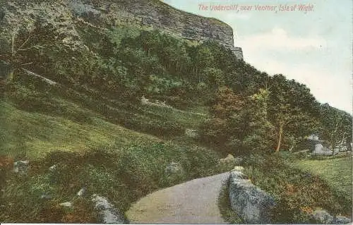 PC33189 Die Unterklippe in der Nähe von Ventnor. Isle of Wight. Wo. Nr. 120