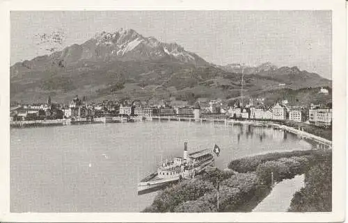 PC32163 Beste Grüße aus Luzern. Wehrli. 1930