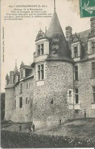 PC31773 Chateaubriant. Renaissance-Schloss. Lacroix. 1908