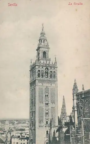 PC3349 Sevilla. Die Giralda. Herr Chaparteguy. B. Hopkins