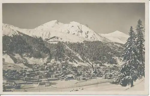 PC32000 Davos Gegen Schiahorner. G. Handge. Nr. 2002. 1921