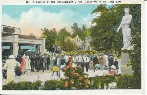 PC33490 Ein Teil des Vergnügungskreises. Cedar Point am Lake Erie. G.A. Boeck