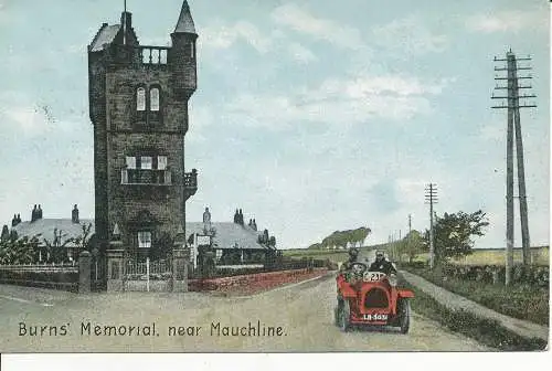 PC33136 Burns Memorial in der Nähe von Mauchline. 1910