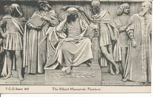 PC33496 Das Albert Memorial. Maler. F.G.O. Stuart. Nr. 847