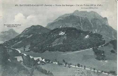 PC34247 St. Pierre d Albigny. Route des Beauges. Kragen der Bremse. A. Goutagny. Nr. 4