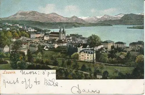 PC33724 Luzern. 1902