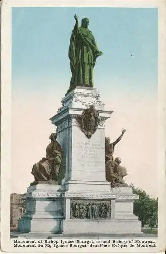 PC29818 Denkmal für Bischof Ignace Bourget, zweiten Bischof von Montreal. International