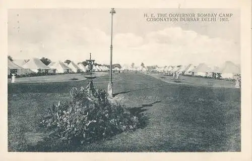 PC34088 H. E. Die Krönung des Gouverneurs Bombay Camp Durbar Delhi 1911. H. A. Mirza