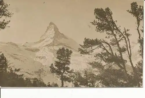 PC34326 alte Postkarte. Berg im Winter. 1937