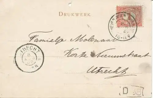 PC32156 Scheveningen. Trenkler. 1902