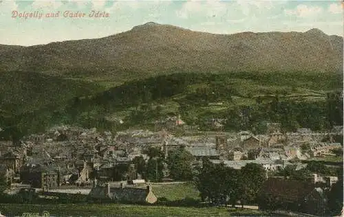 PC33329 Dolgelly und Cader Idris. Valentinstag. Nr. 07652. 1909