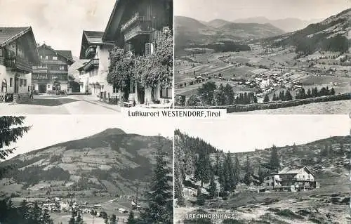 PC30034 Luftkurort Westendorf. Tirol. Multi-View. Knirschen Sie sie. RP