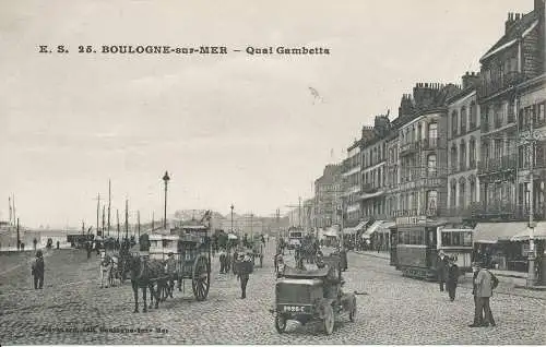 PC33426 Boulogne sur Mer. Hier Gambetta. E. S. Nr. 25