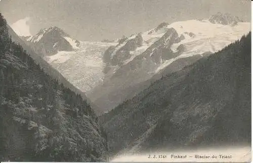 PC33594 Finhaut. Gletscher des Trient. Jullien Freres. Nr. 1748. 1912