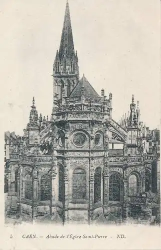 PC34406 Caen. Apsis der Peterskirche. Levy und Neurdein vereint. Nr. 5