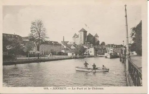 PC33661 Annecy. Der Hafen und das Schloss. L. Morand