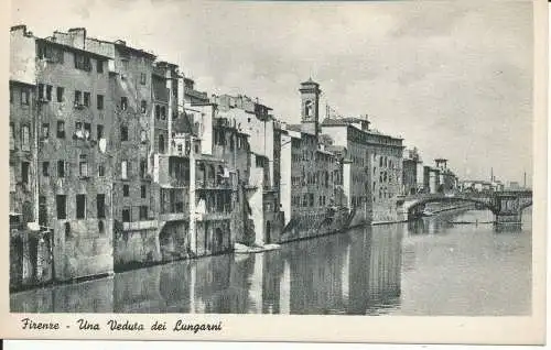 PC33847 Florenz. Ein Blick auf die Längen. Gino Giusti